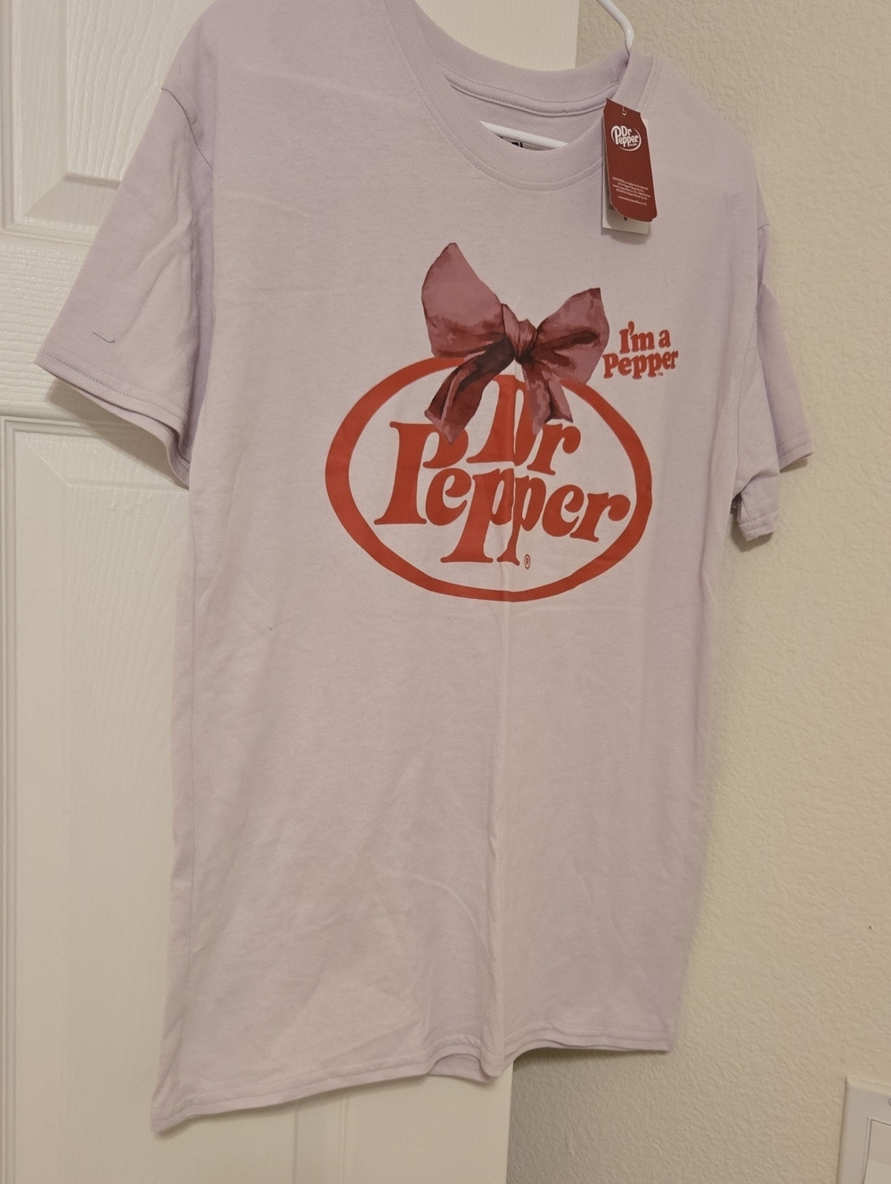 Dr Pepper Lavender T  shirt Size M NWT